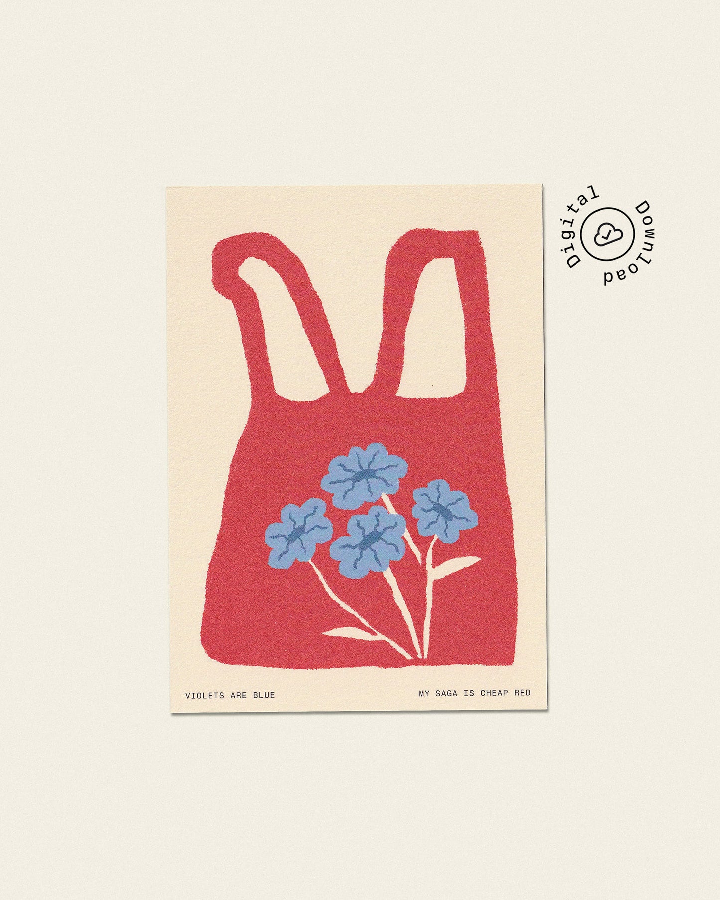Illustrated Art Digital Download — The Bag I Dreamed Series | Individual or Full Set of 4