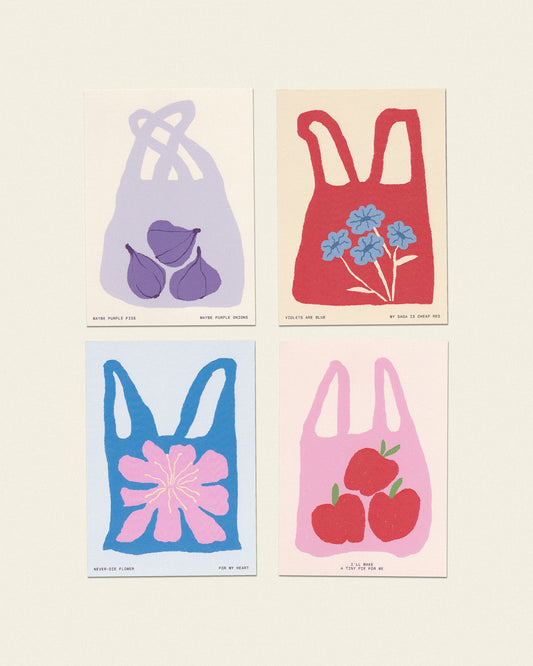 Illustrated Art Print — The Bag I Dreamed Series | Individual or Full Set of 4