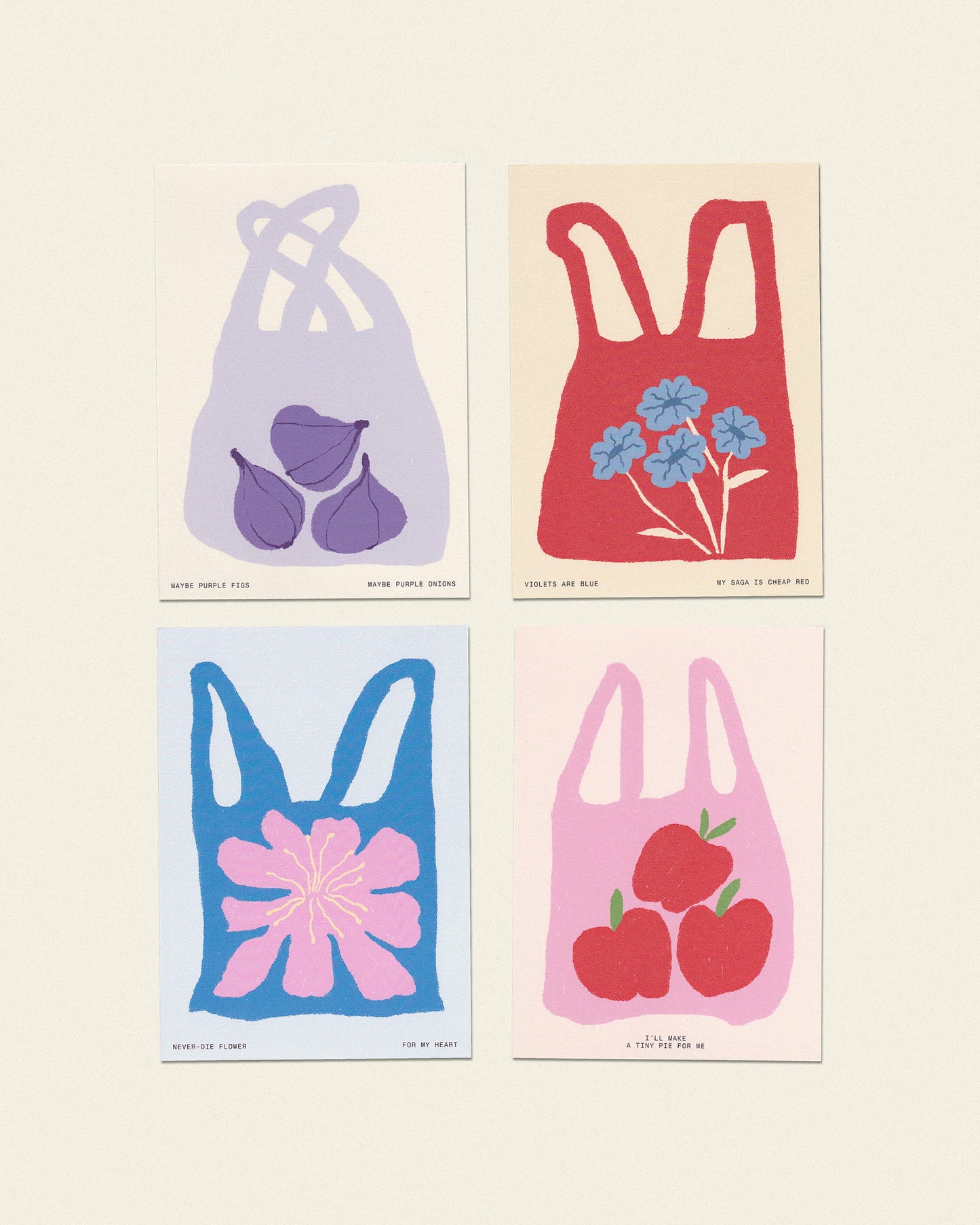 Illustrated Art Print — The Bag I Dreamed Series | Individual or Full Set of 4