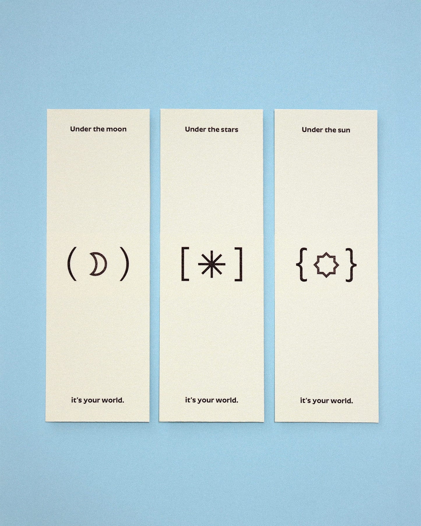Bookmarks (3) / Under the Sun, Moon & Stars