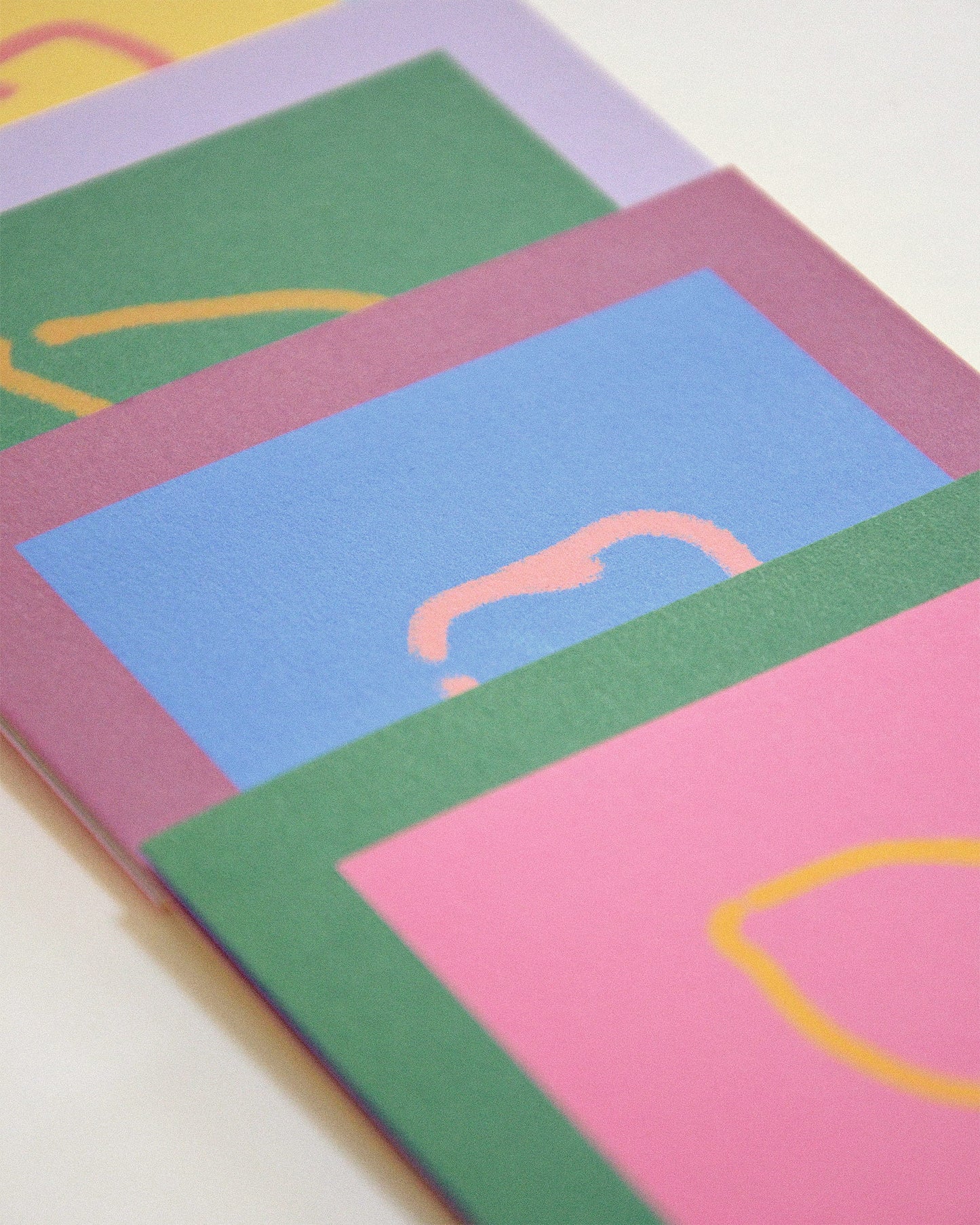 Illustrated Greeting Card Set (4) — Love Cards