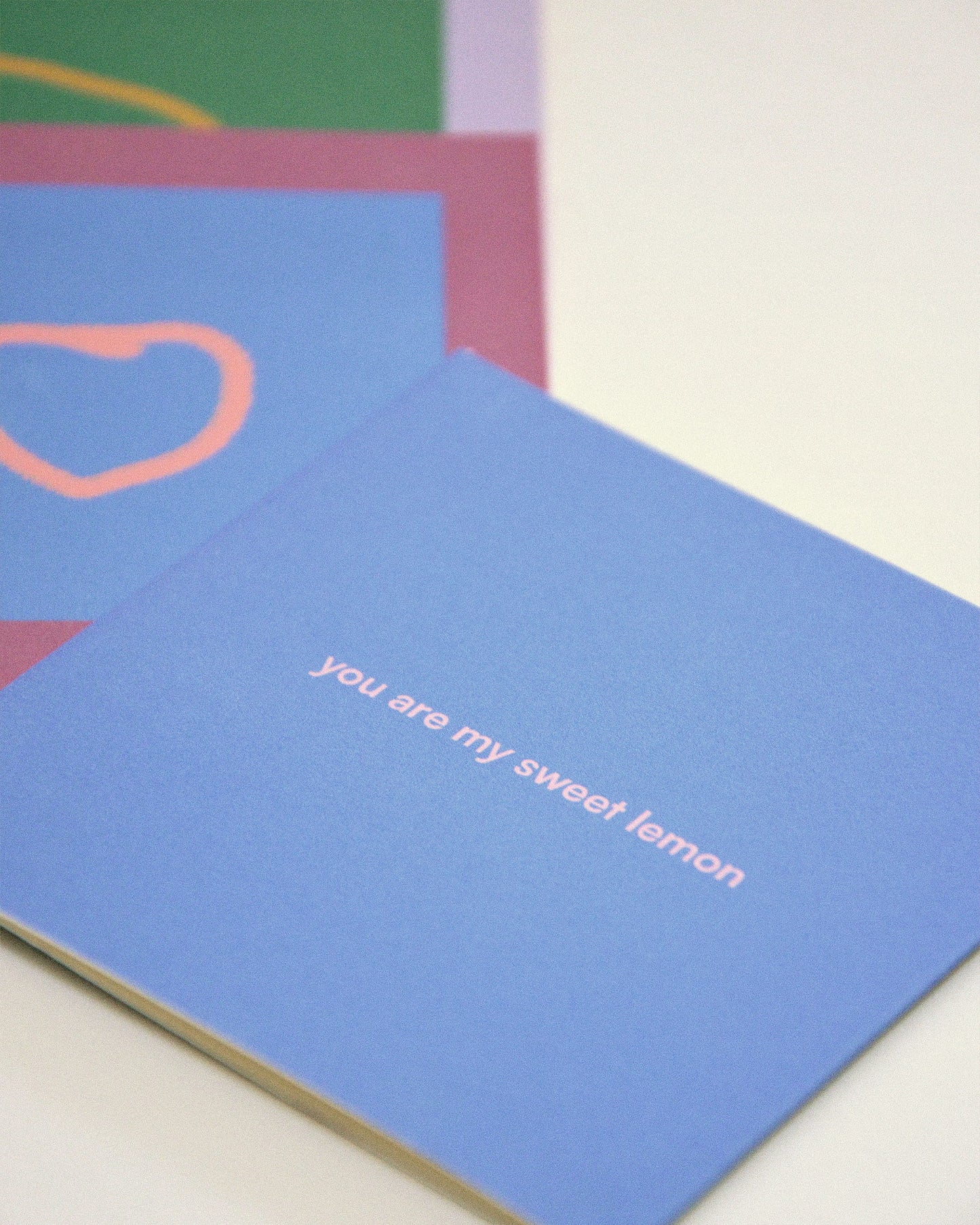 Illustrated Greeting Card Set (4) — Love Cards