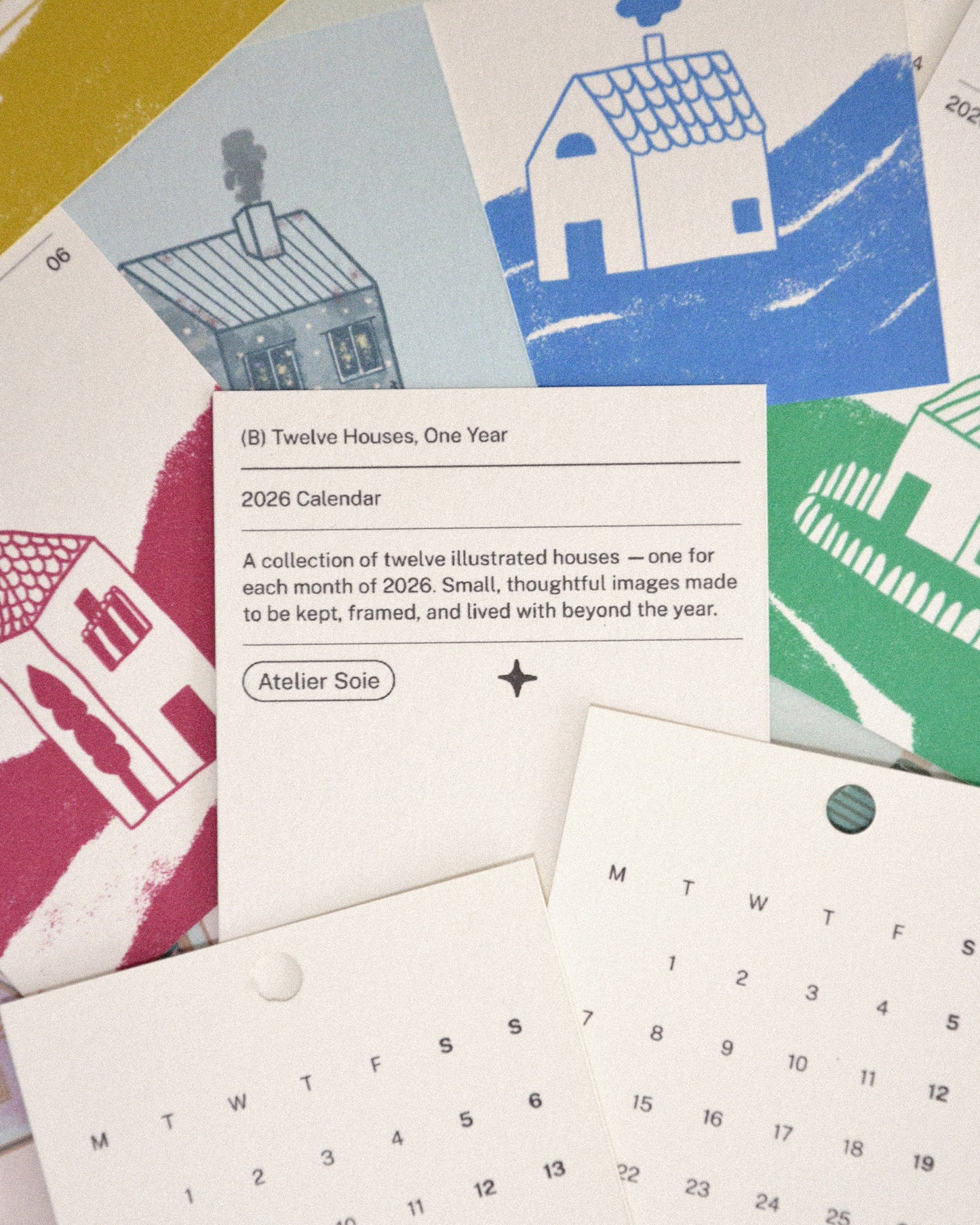 (A) 2026-os mini naptár / Twelve Houses
