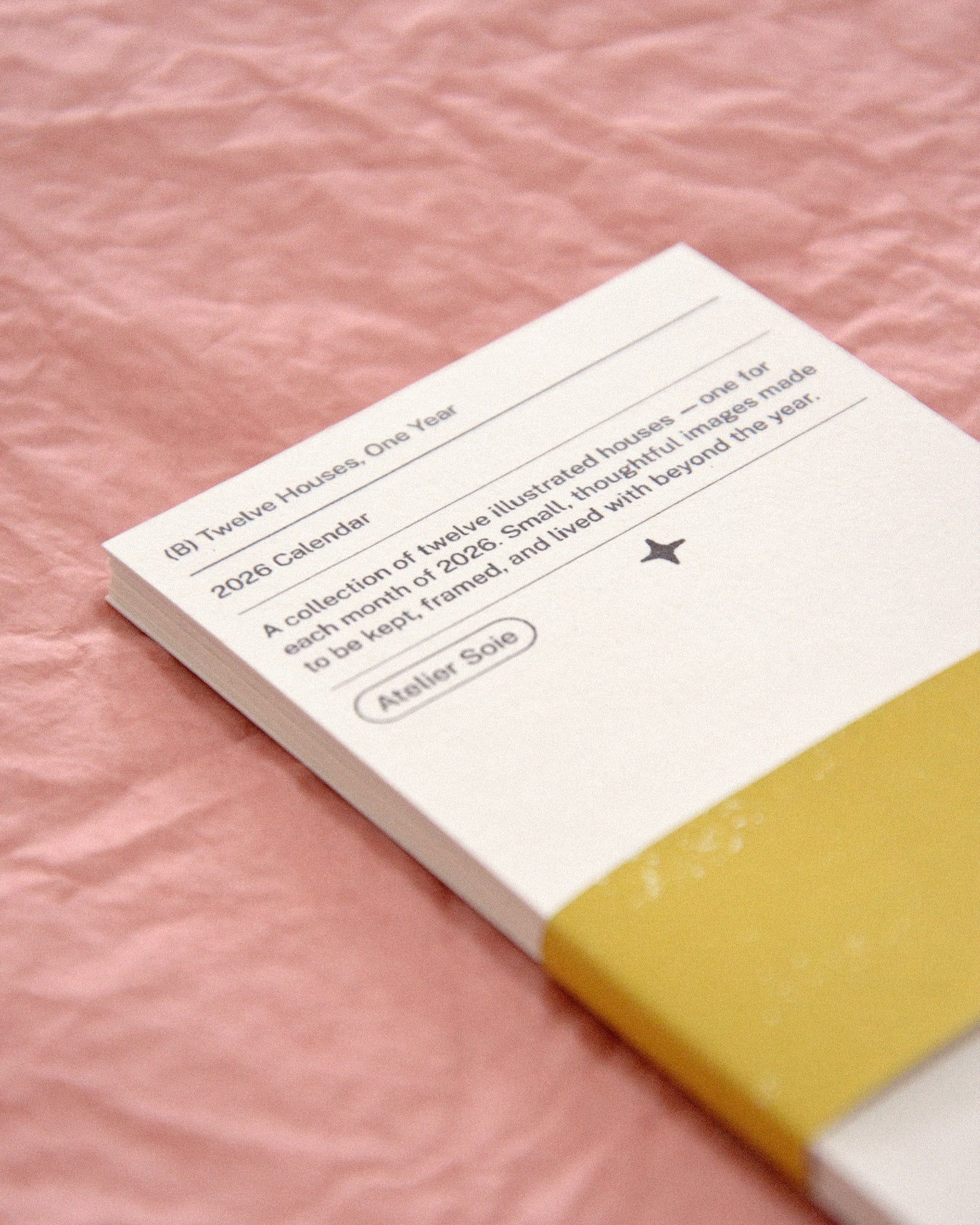 (A) 2026-os mini naptár / Twelve Houses