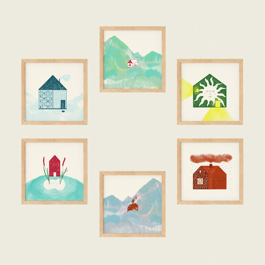 Print / (A) Tiny Houses 1–6 or Full Set