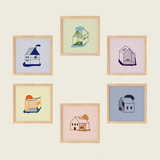 Print / (B) Tiny Houses 1–6 or Full Set